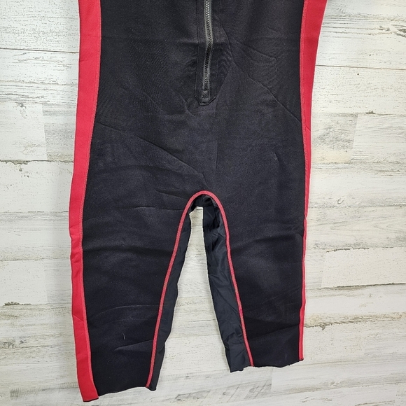 Ka'Oir Fitness Womens Body Sweat Suit Plus Sz XXL Black & Red Workout Shapewear - Picture 9 of 12